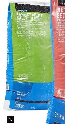 Karwei Handson zandcement aanbieding