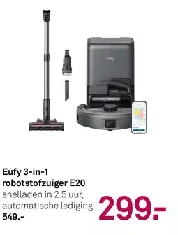 Karwei Eufy 3-in-1 robotstofzuiger E20 aanbieding