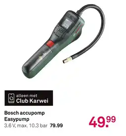 Karwei Bosch accupomp Easypump aanbieding