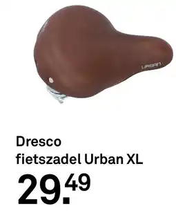 Karwei Dresco fietszadel Urban XL aanbieding