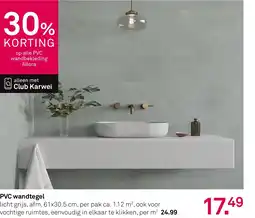 Karwei PVC wandtegel aanbieding