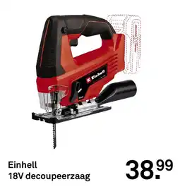 Karwei EEinhell 18V decoupeerzaag aanbieding