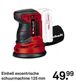Karwei Einhell excentrische schuurmachine 125 mm aanbieding