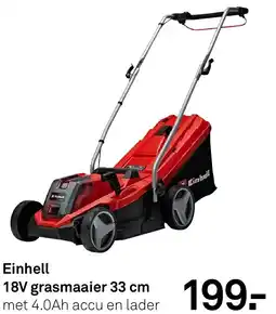 Karwei Einhell 18V grasmaaier 33 cm aanbieding
