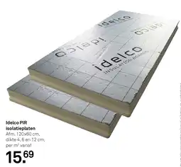 Karwei Idelco PIR isolatieplaten aanbieding