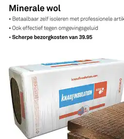 Karwei Minerale wol aanbieding