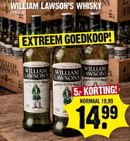 Super Dirck 3 William lawson's whisky aanbieding