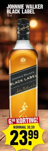 Super Dirck 3 Johnnie walker black label aanbieding