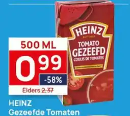 Butlon Heinz gezeefde tomaten aanbieding