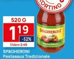 Butlon Spagheroni pastasaus tradizionale aanbieding