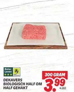 Dekamarkt Dekavers biologisch half om half gehakt aanbieding