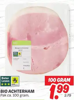 Dekamarkt BIO Biologische Achterham aanbieding