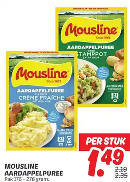 Dekamarkt Mousline aardappelpuree aanbieding