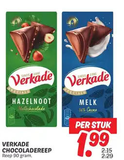 Dekamarkt Verkade chocoladereep aanbieding