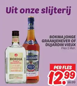 Dekamarkt Bokma jonge graanjenever of dujardin vieux aanbieding