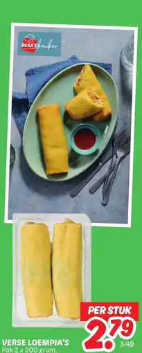 Dekamarkt Verse loempia's aanbieding