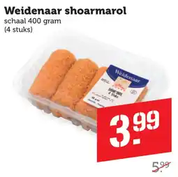 Coop Weidenaar shoarmarol aanbieding