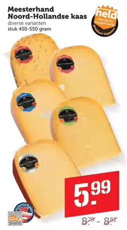 Coop Meesterhand Noord-Hollandse kaas aanbieding