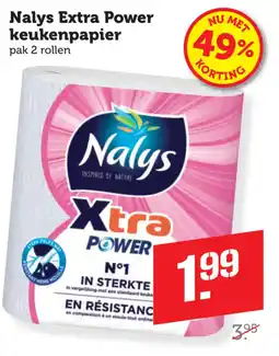 Coop Nalys extra power keukenpapier aanbieding