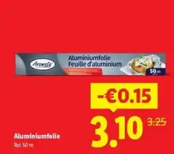 Lidl Aluminiumfolie Rol aanbieding