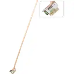 Marskramer Onkruidborstel houten steel aanbieding