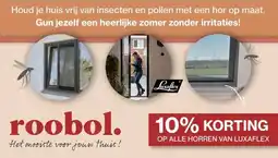 Roobol Op alle horren van luxaflex aanbieding