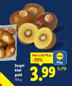 Lidl Zespri kiwi gold aanbieding