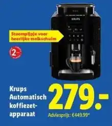 Lidl Krups Automatisch koffiezet- apparaat aanbieding