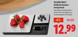 Lidl SILVERCREST Dubbele keuken- weegschaal aanbieding