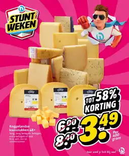 Hoogvliet Koggelandse kaasstukken 48+ aanbieding