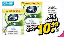 Hoogvliet Nalys Soft toiletpapier aanbieding
