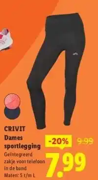 Lidl CRIVIT Dames aanbieding