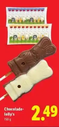 Lidl Chocolade- lolly's aanbieding