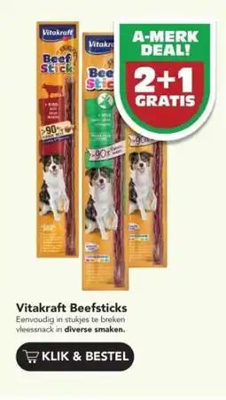 Discus Vitakraft Beefsticks aanbieding