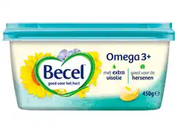 Hoogvliet Becel Margarine omega aanbieding