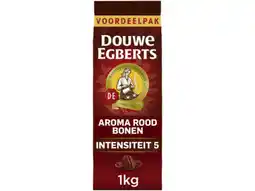 Hoogvliet Douwe Egberts Aroma rood koffiebonen voordeelpak aanbieding
