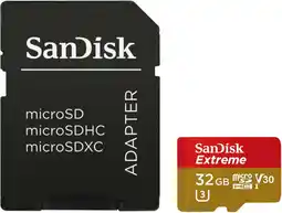 Coolblue SanDisk Extreme 32GB microSDHC aanbieding