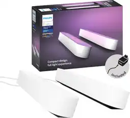 Coolblue Philips Hue Play Lichtbalk White & Color Wit Duo Pack aanbieding