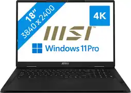 Coolblue MSI CreatorPro X18 HX A14VMG-427NL QWERTY aanbieding