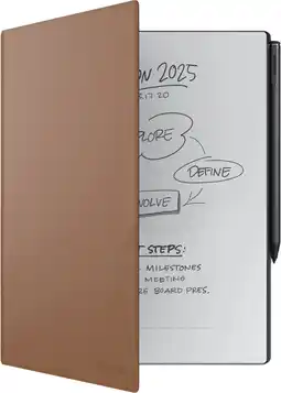 Coolblue reMarkable 2 Book Folio Bruin Leer aanbieding