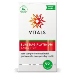 De Online Drogist Vitals Elke Dag Platinum Tabletten aanbieding