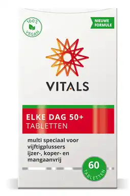 De Online Drogist Vitals Elke Dag 50+ Tabletten aanbieding