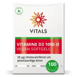 De Online Drogist Vitals D3 1000 IE Softgels aanbieding