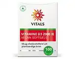 De Online Drogist Vitals Vitamine D3 2000ie Softgels aanbieding