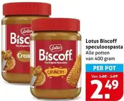 Hoogvliet Lotus Biscoff speculoospasta aanbieding