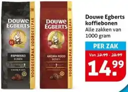 Hoogvliet Douwe Egberts koffiebonen aanbieding