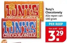 Hoogvliet Tony's Chocolonely aanbieding