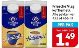 Hoogvliet Friesche Vlag koffiemelk aanbieding