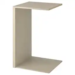 IKEA Een ikea komplement beige garderobe organizer in een l-vorm met panelen voor opslag op maat aanbieding