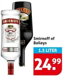 Hoogvliet Smirnoff of Baileys aanbieding